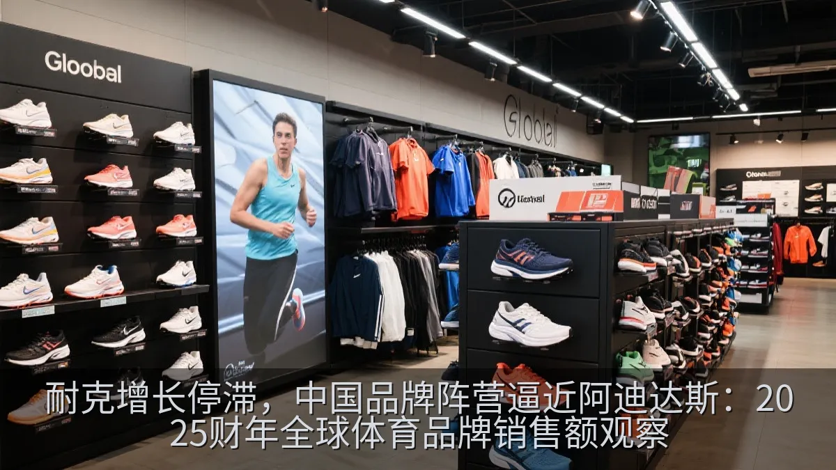 耐克增长停滞，中国品牌阵营逼近阿迪达斯：2025财年全球体育品牌销售额观察